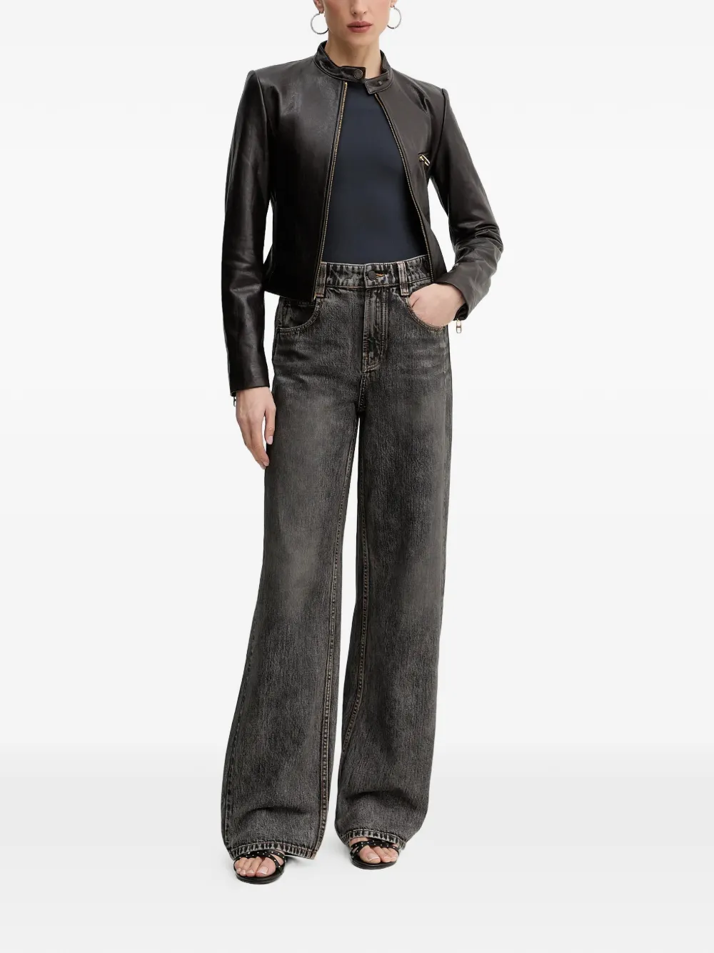 Embroidered Knit Top