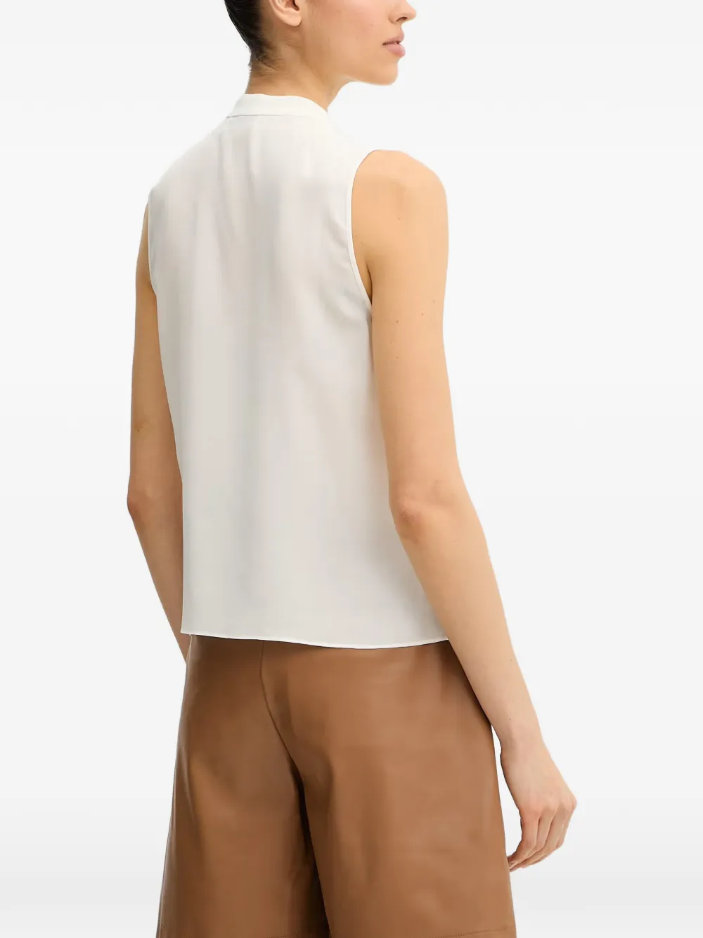  Luisa Spagnoli Burrata Ruffled Shirt - Neutrals 