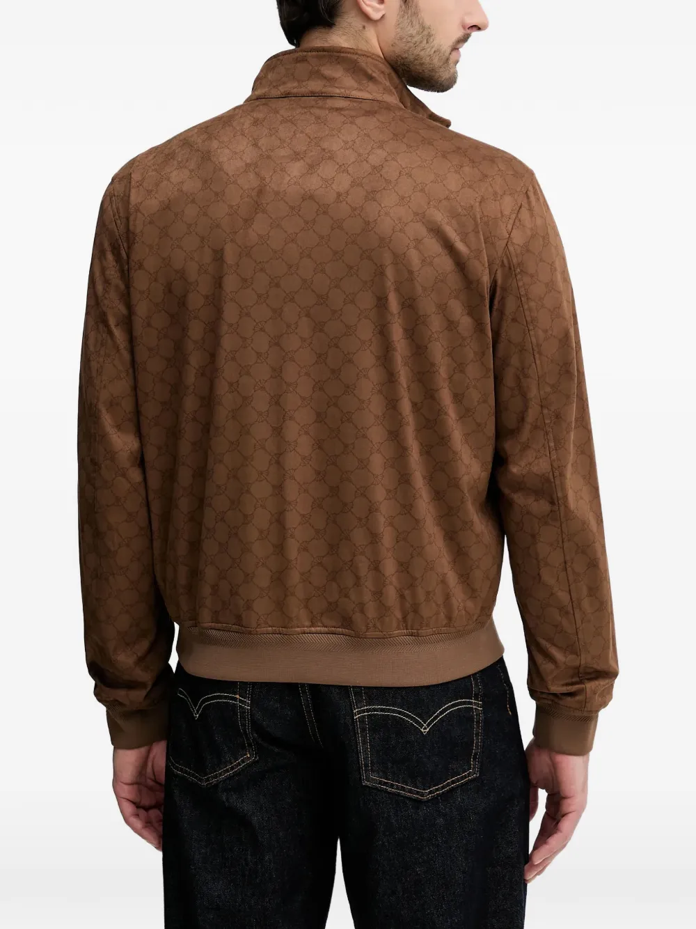  Joop! Patterned Zip Jacket - Brown 