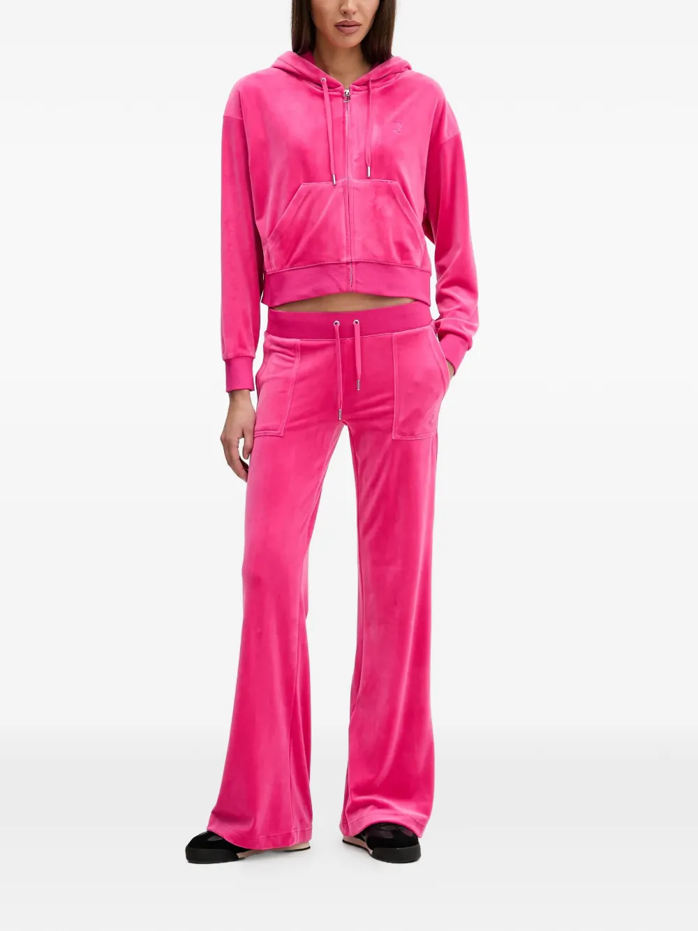 Juicy Couture Trainingsbroek met zak aan de voorkant Roze