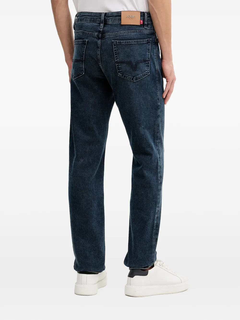 Joop! Mitch jeans met ringdetail Blauw