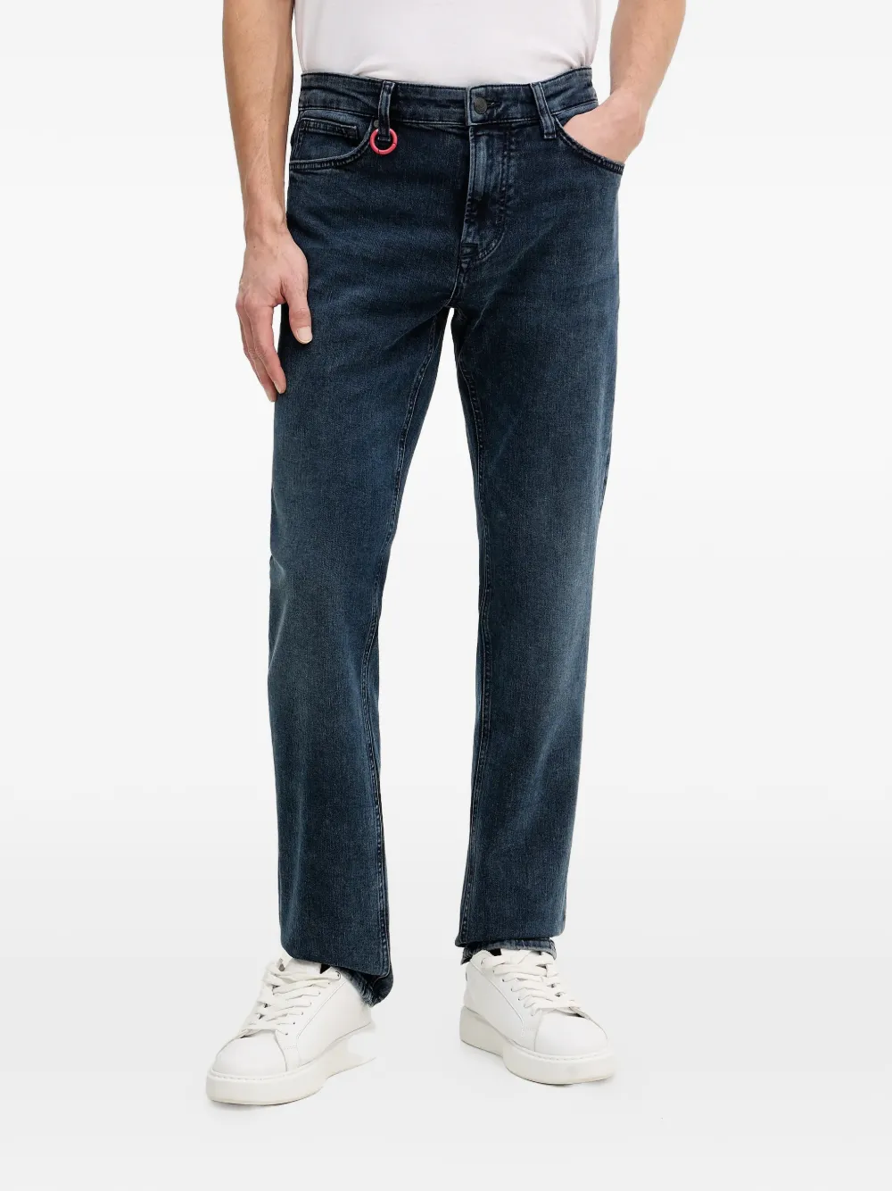 Joop! Mitch ring-detail jeans - Blu