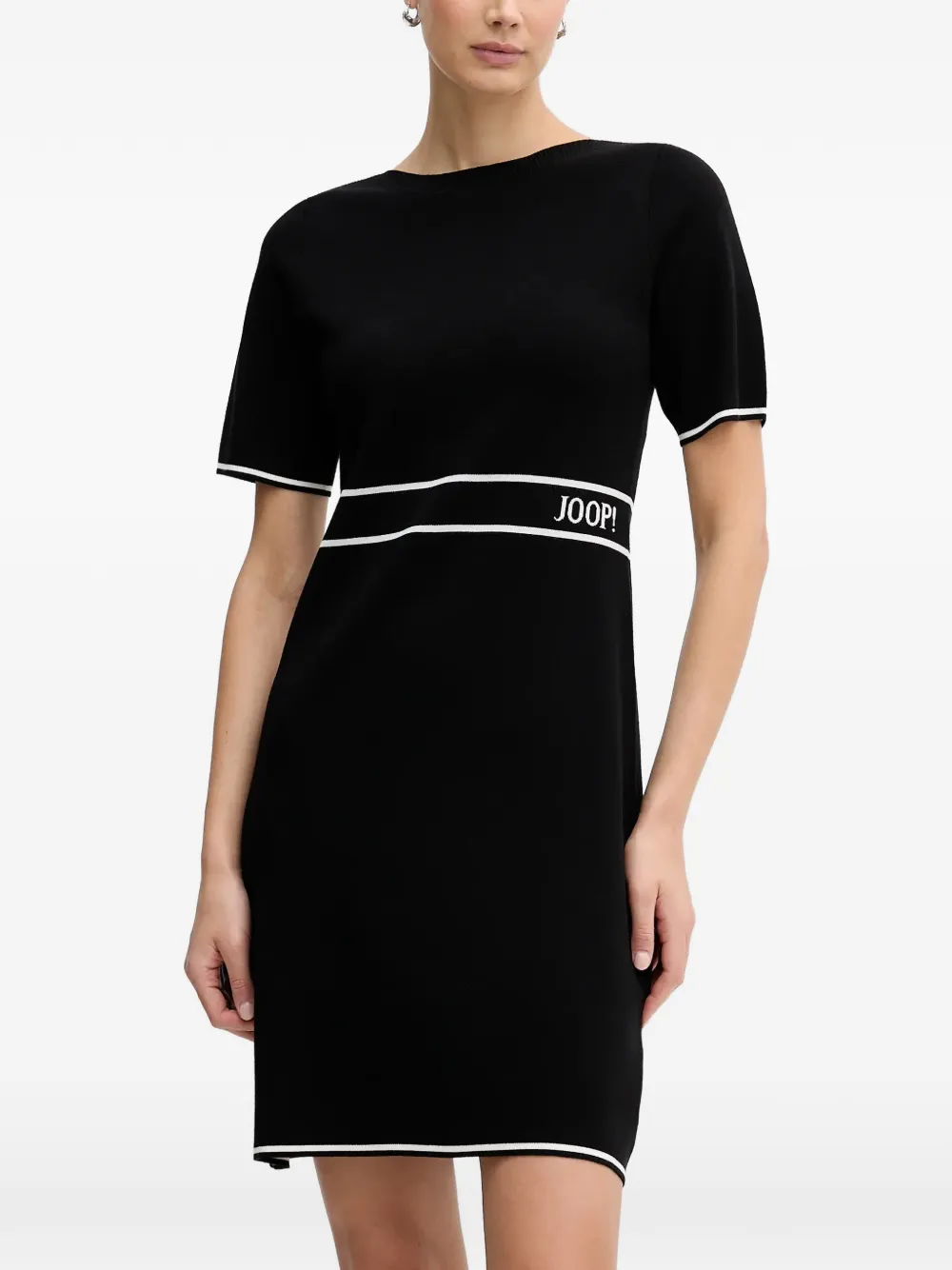 Joop! Kirla mini-jurk met korte mouwen Zwart