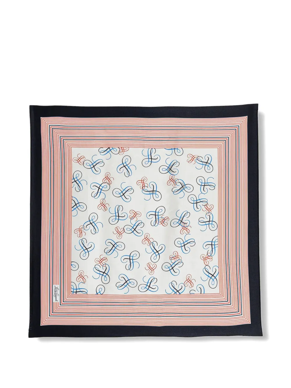 LUISA SPAGNOLI Rullante silk foulard - Blu