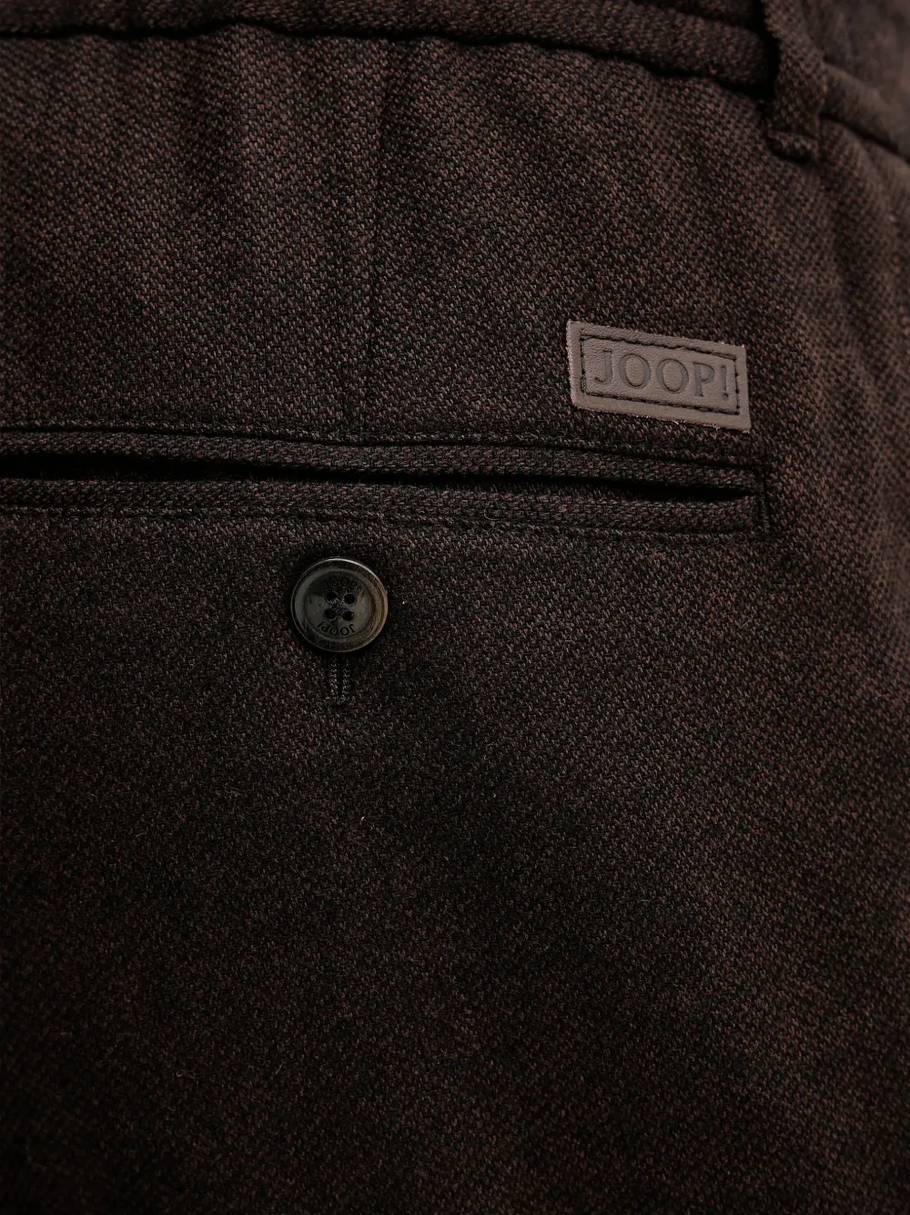 Joop! Lester geplooide broek Bruin