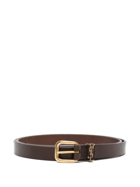 Saint Laurent monogram buckle belt