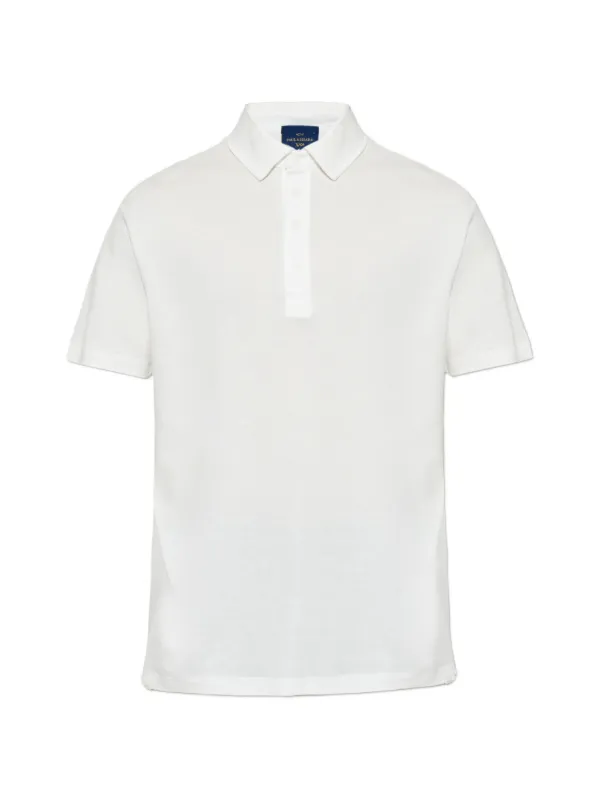 Paul & Shark Short-sleeve Polo Shirt in White