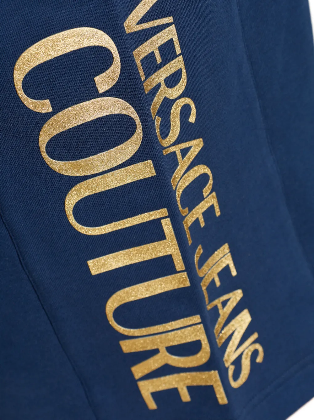 Versace Jeans Couture Shorts met trekkoord en logodetail Blauw