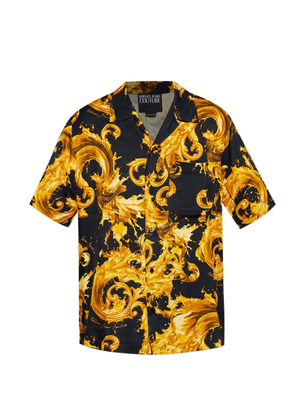 Versace Jeans Couture baroque-pattern shirt - Nero