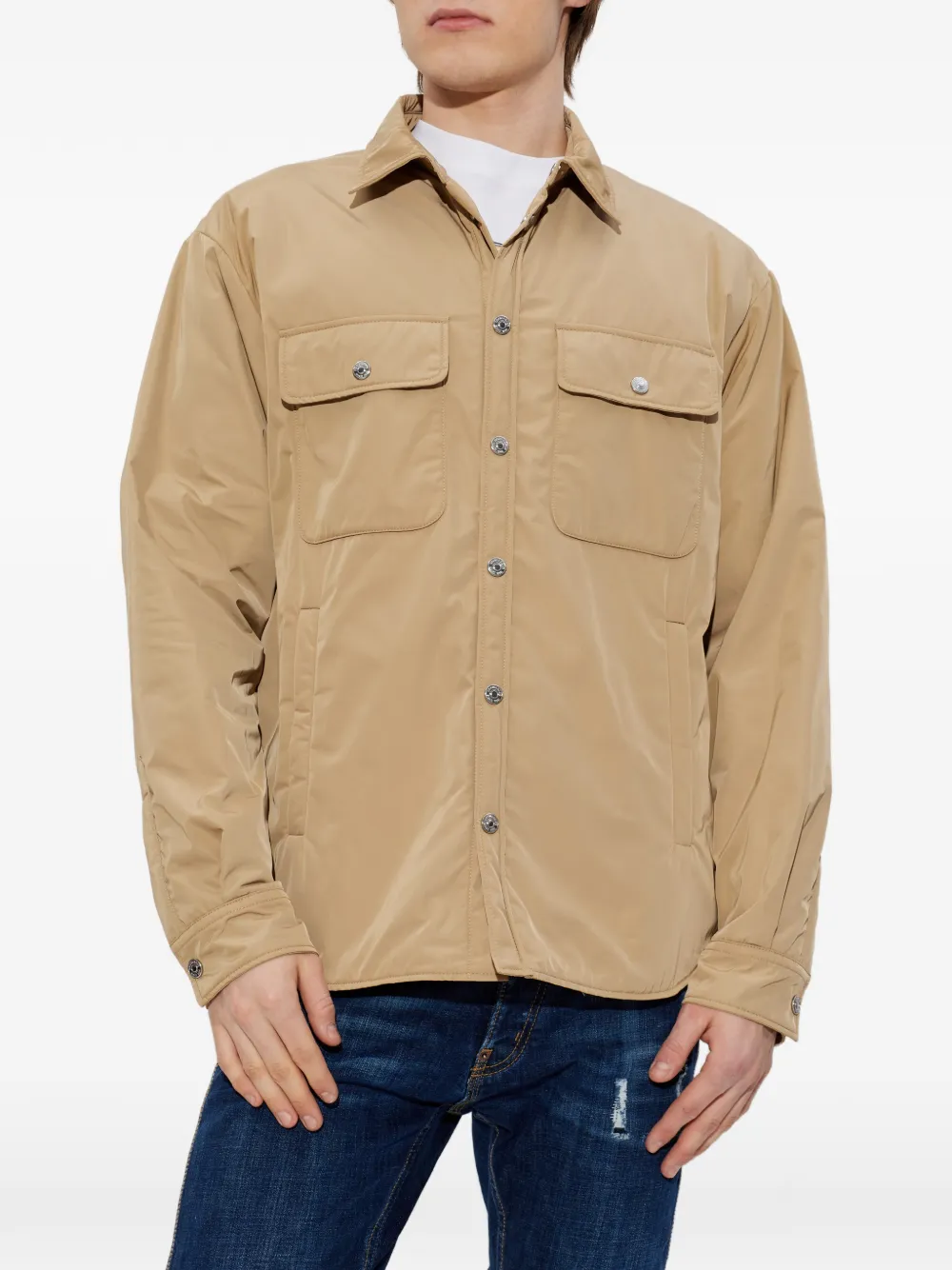 Buttoned-Up Insulated Jacket