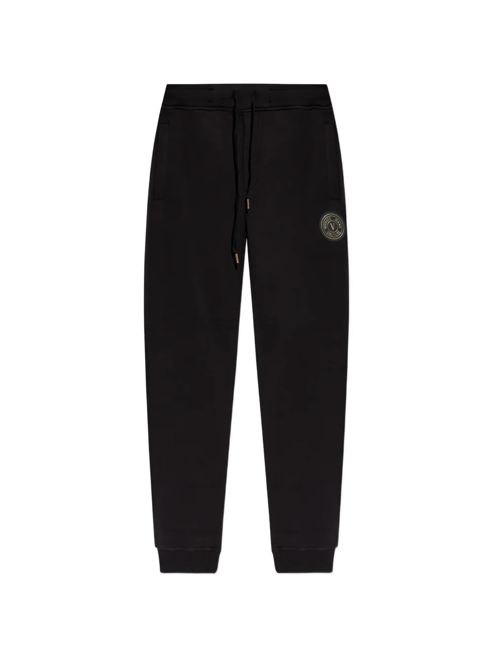 Versace Jeans Couture drawstring logo trousers - Nero