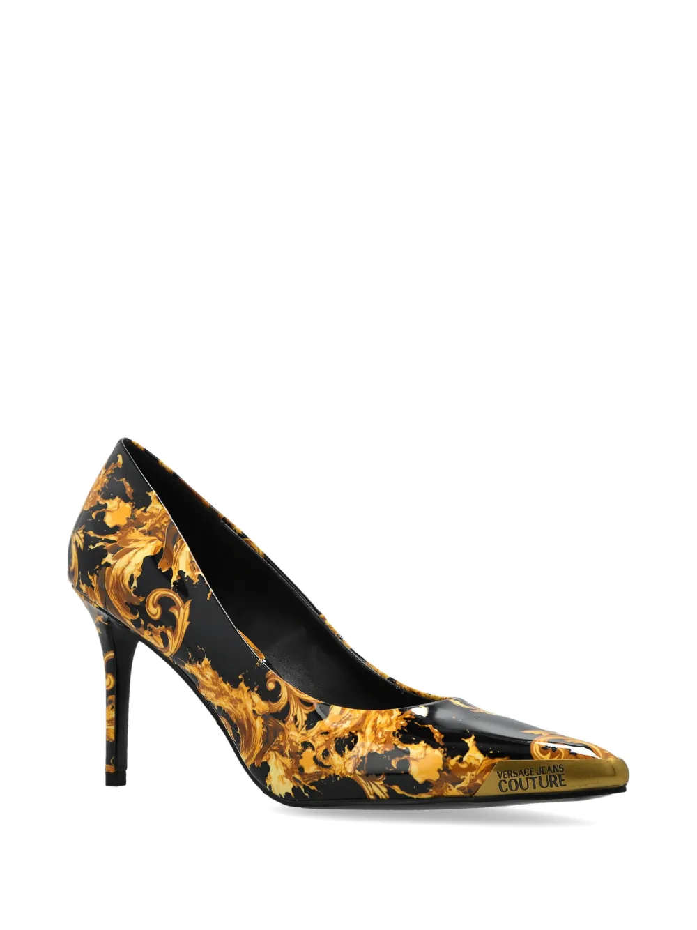 Versace Jeans Couture Scarlett pumps met patroon Zwart