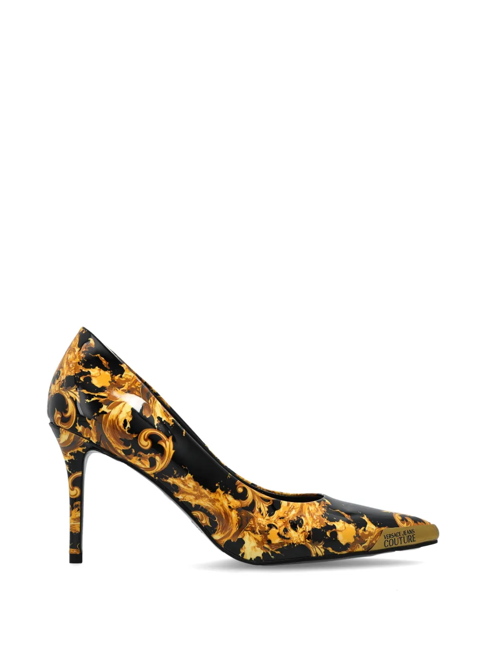 Versace Jeans Couture Scarlett pumps met patroon Zwart