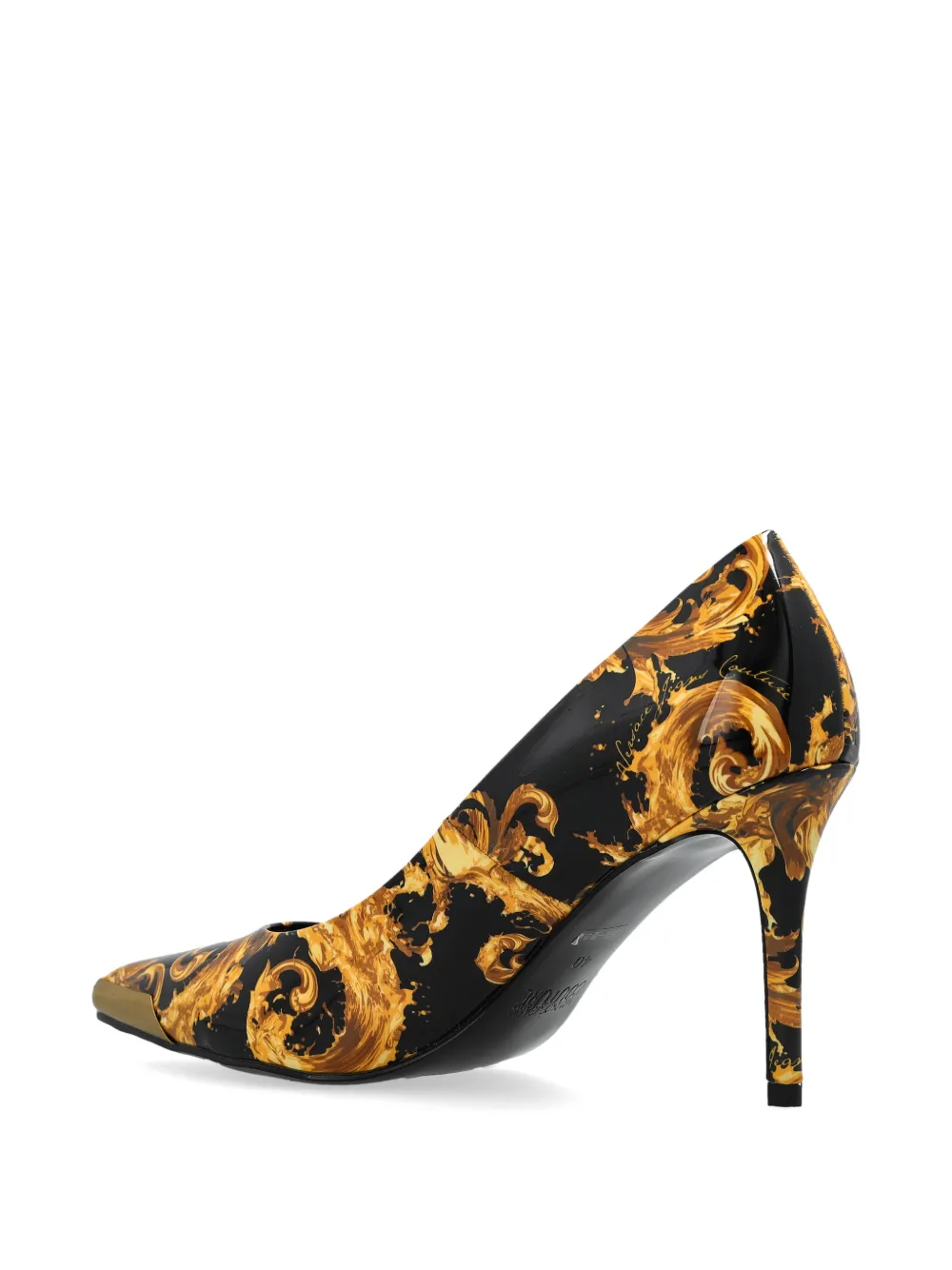 Versace Jeans Couture Scarlett pumps met patroon Zwart
