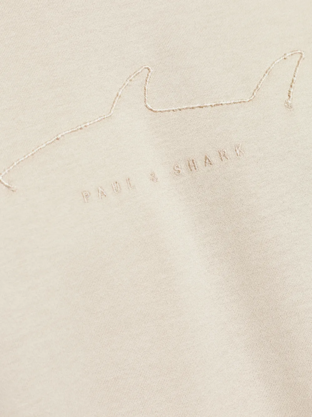 Paul & Shark T-shirt met geborduurd logo Beige