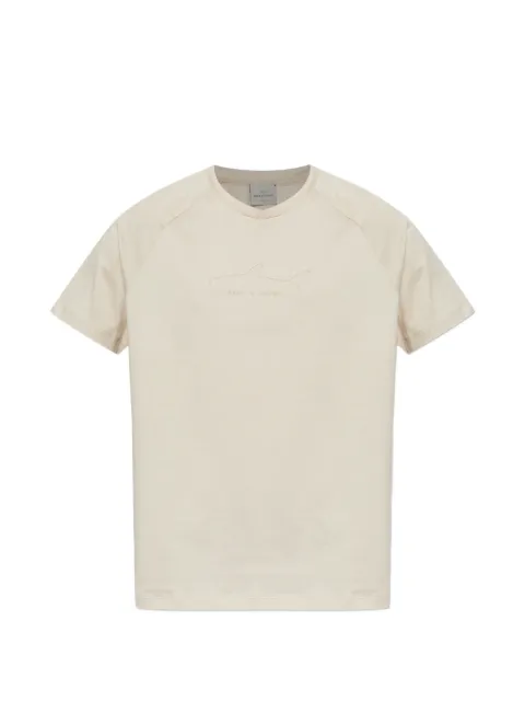 Paul & Shark logo-embroidered T-shirt