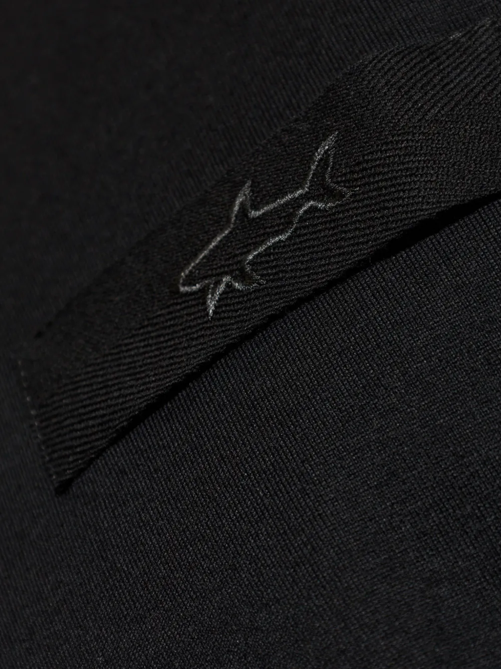 Paul & Shark T-shirt met logodetail Zwart
