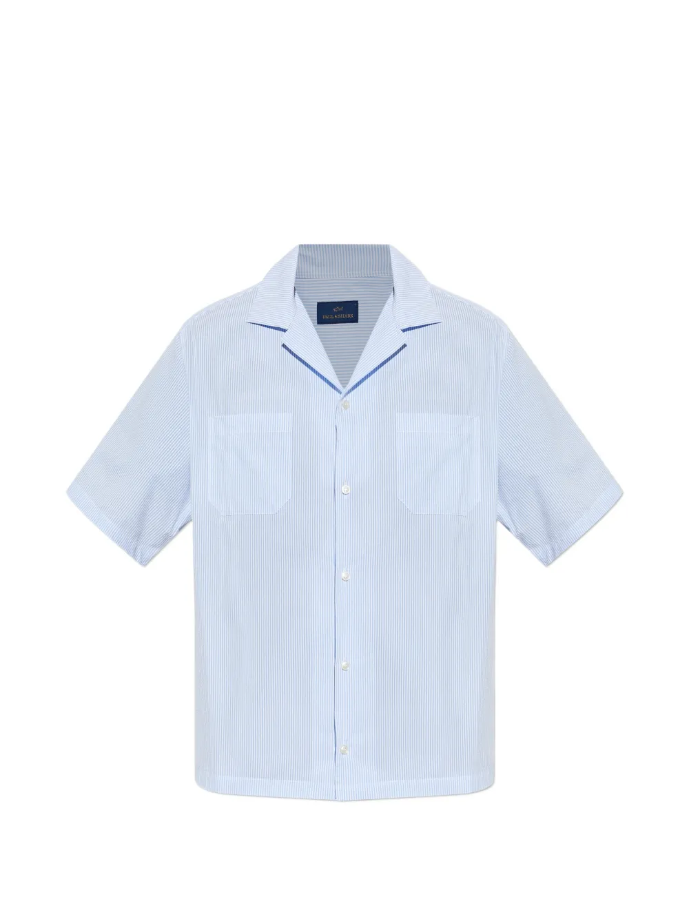 Paul & Shark striped pocket shirt - Blu