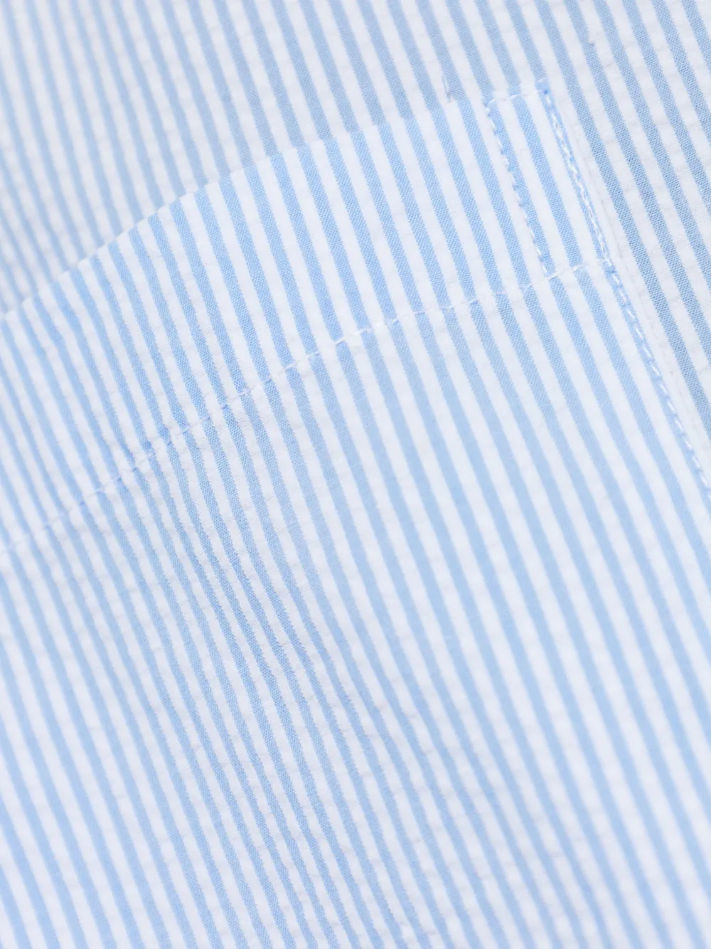 Paul & Shark Gestreept overhemd met zak Blauw