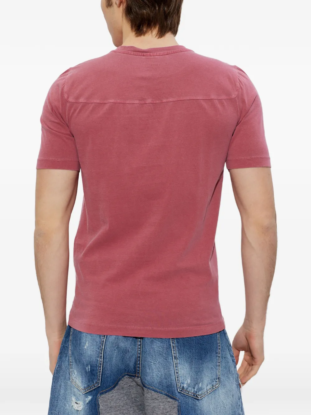 DSQUARED2 Cool Football T-shirt met logodetail Rood