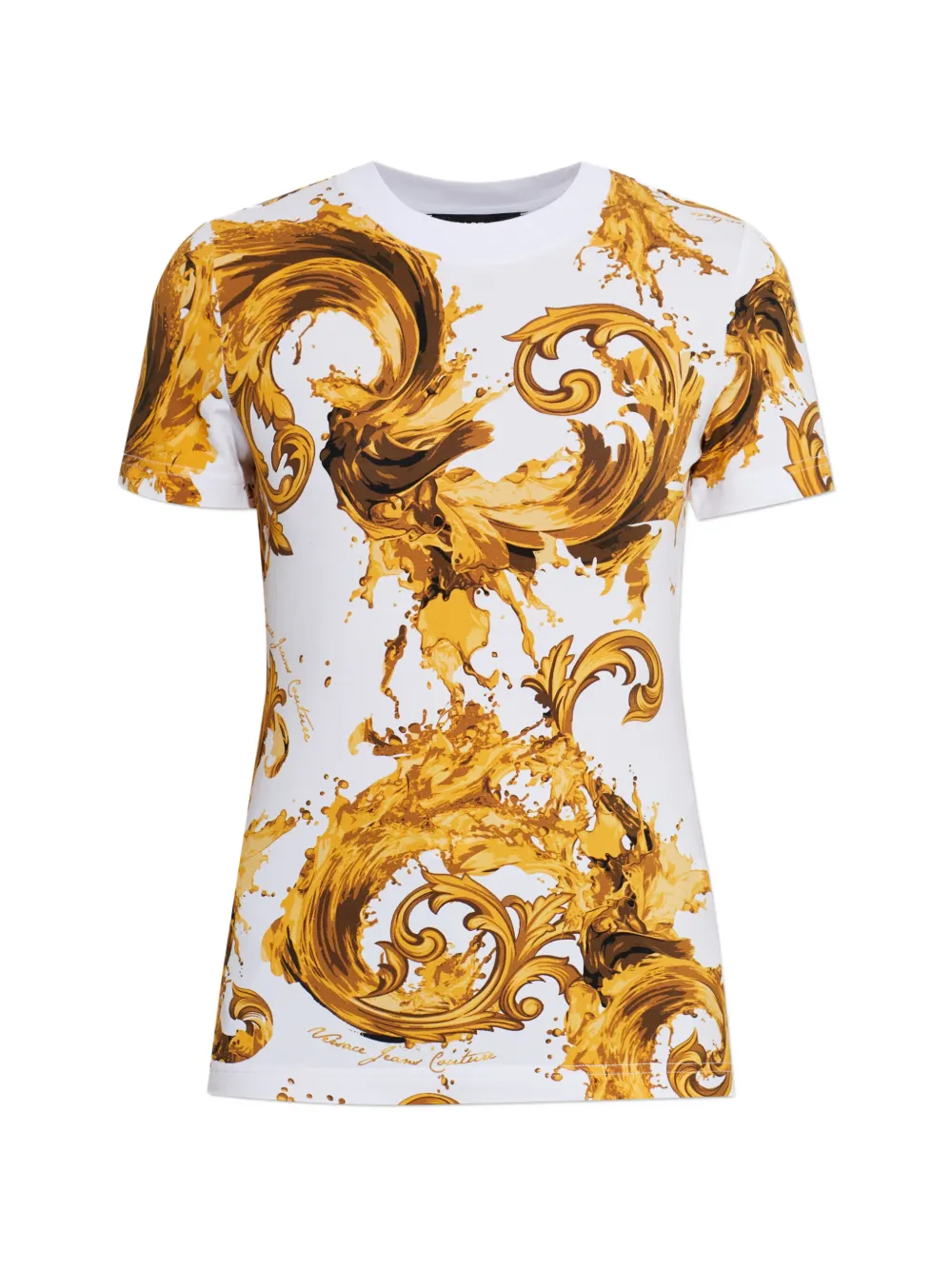 Versace Jeans Couture patterned T-shirt - Giallo