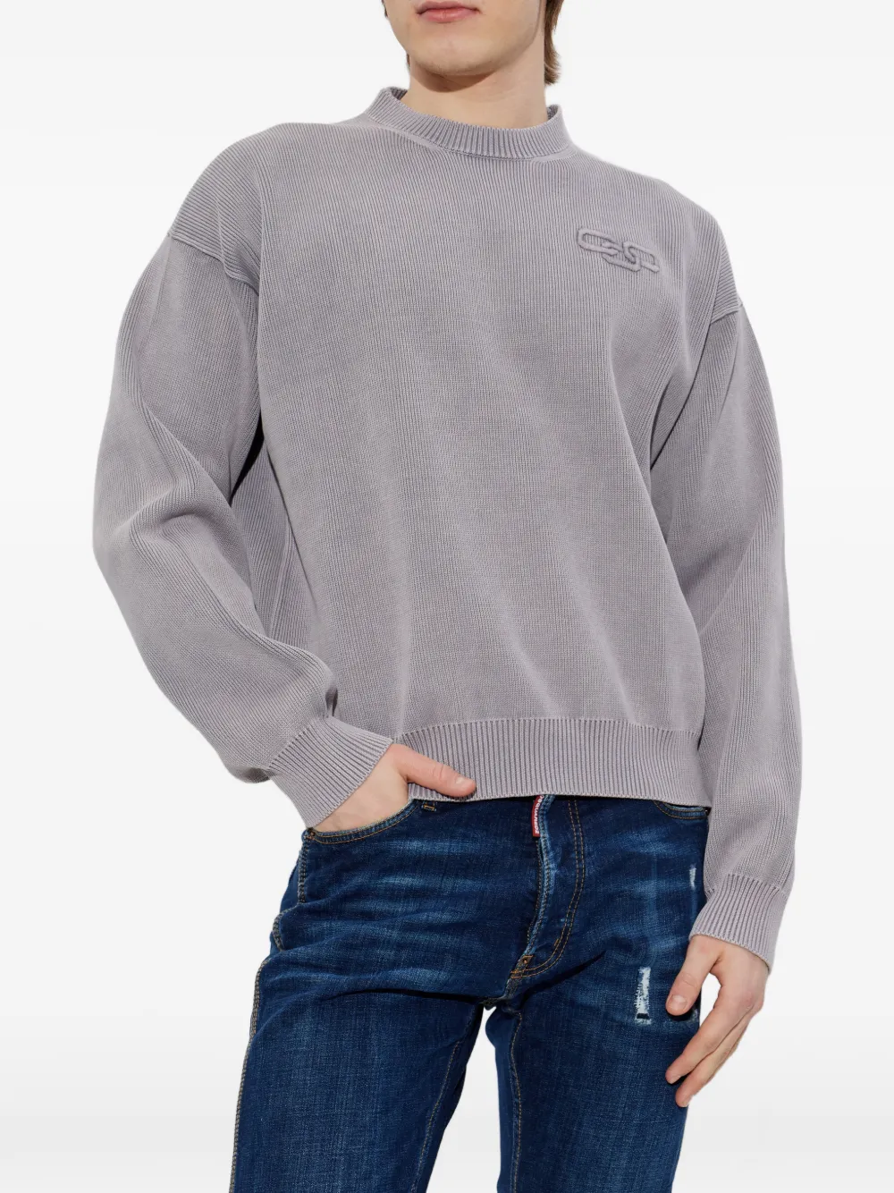  Dsquared2 Logo-detail Sweater - Grey 