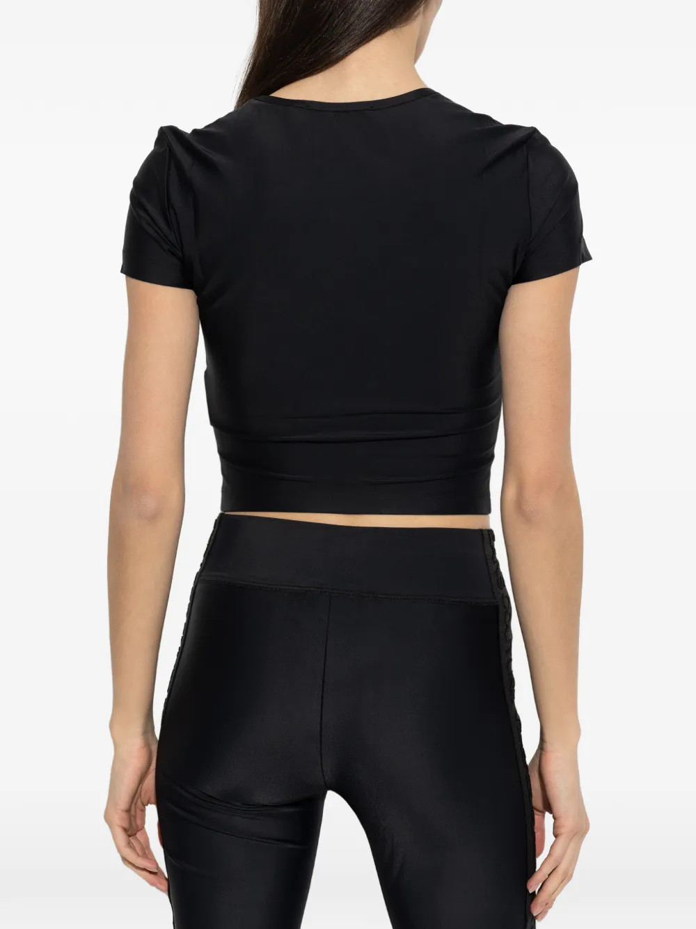 Versace Jeans Couture T-shirt met logo Zwart