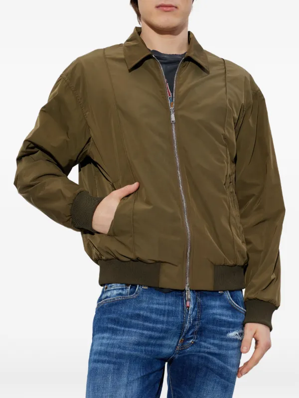 DSQUARED2 ジップアップ ボンバージャケット | グリーン | FARFETCH JP