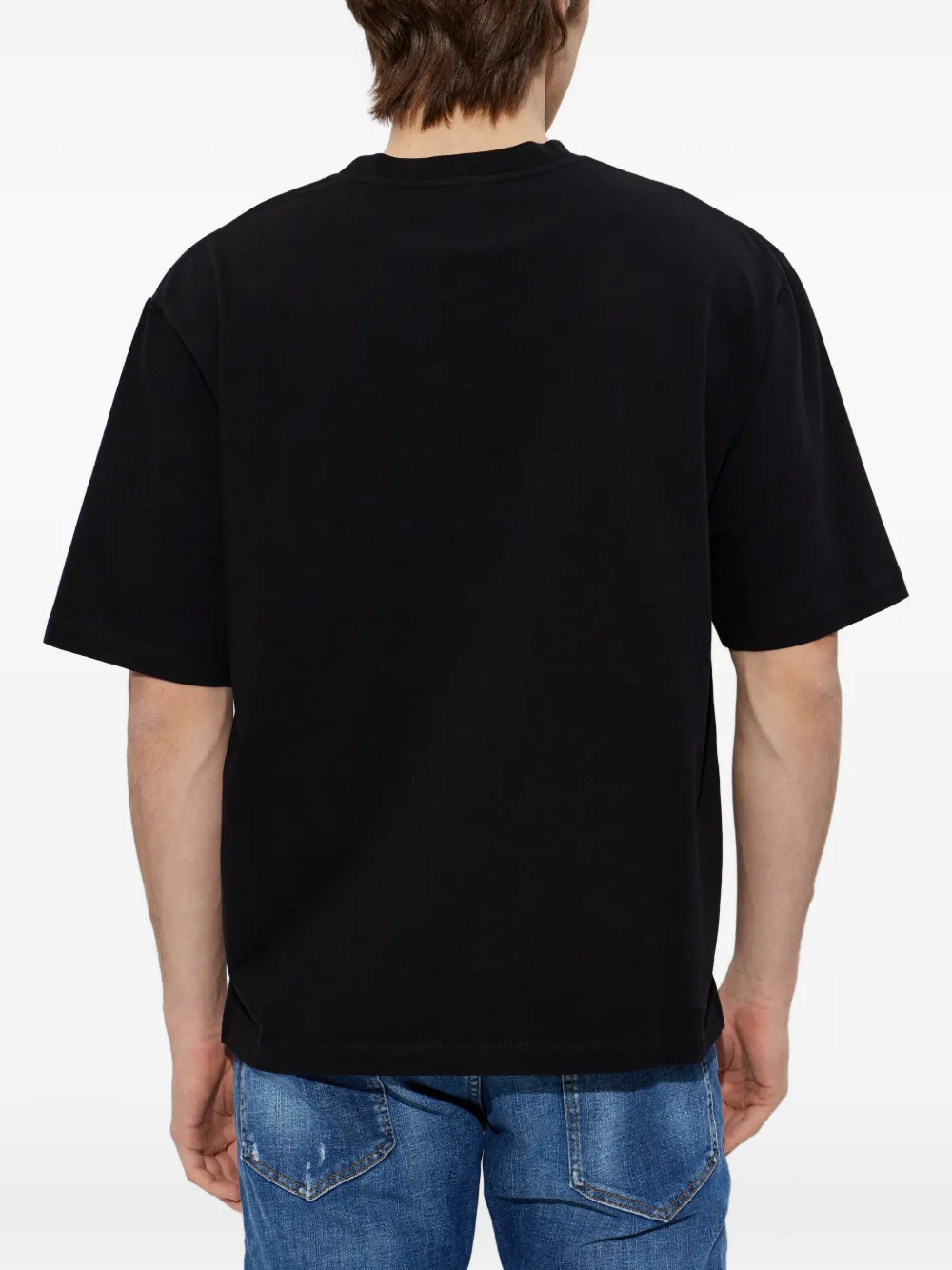 DSQUARED2 Rebel Tags T-shirt met graffiti-print Zwart