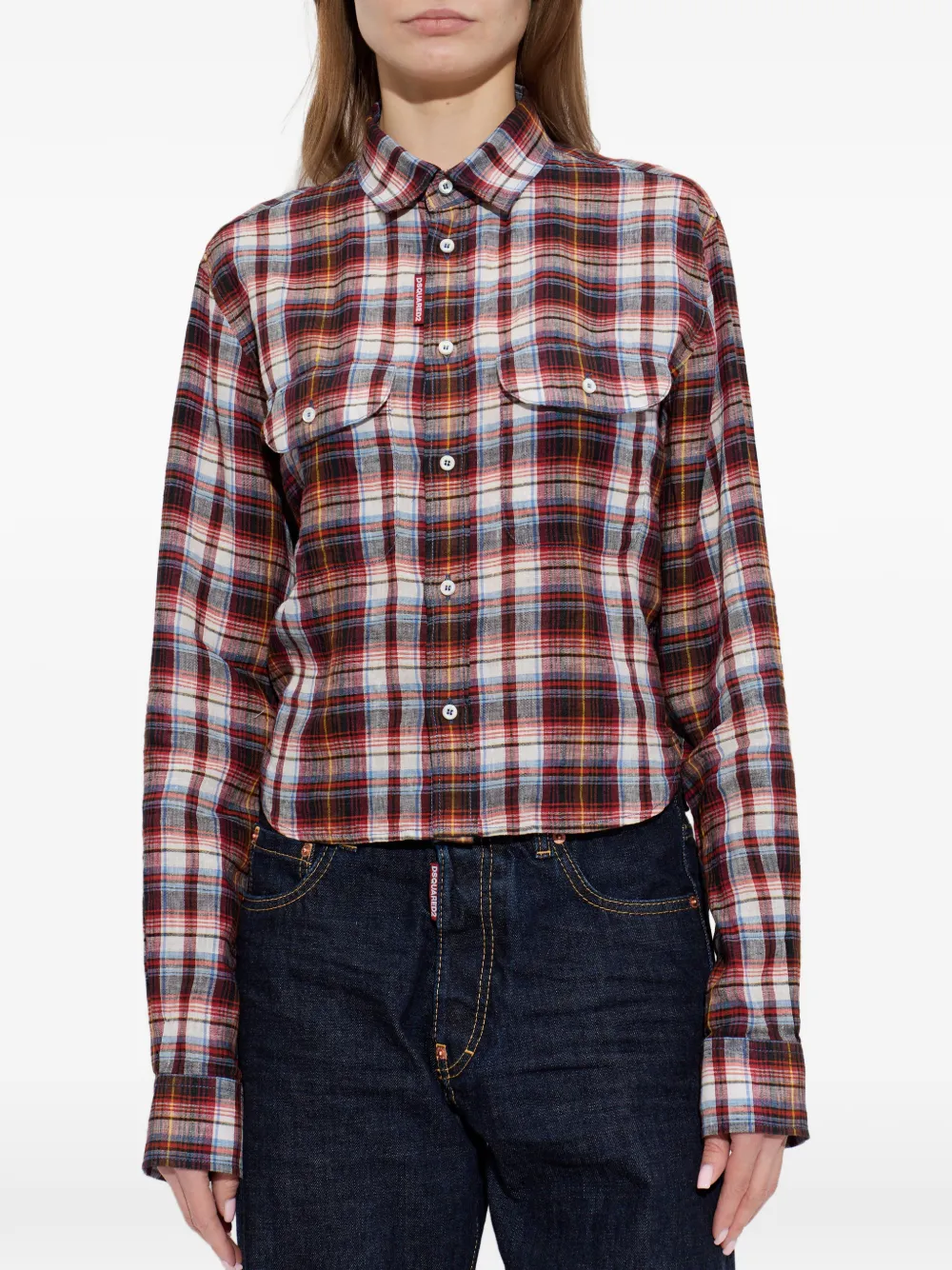  Dsquared2 Check Pocket Shirt 