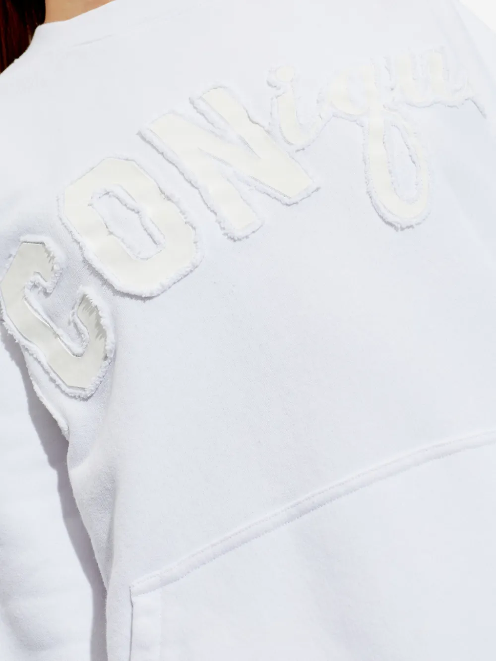 DSQUARED2 Sweater met applicatie Wit