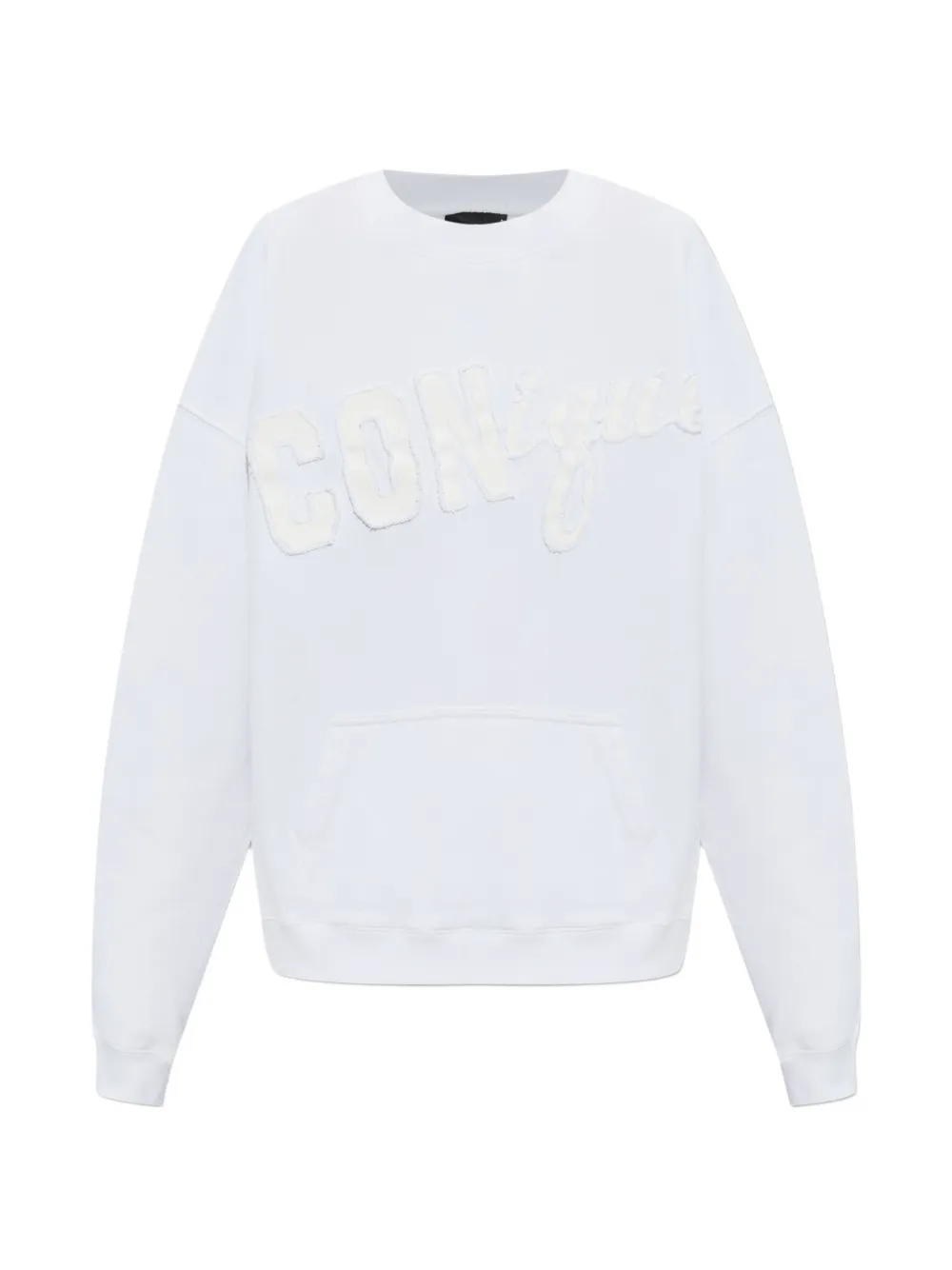 DSQUARED2 appliqué relaxed sweatshirt - Bianco
