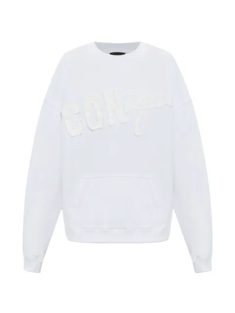 DSQUARED2 sudadera holgada con aplique