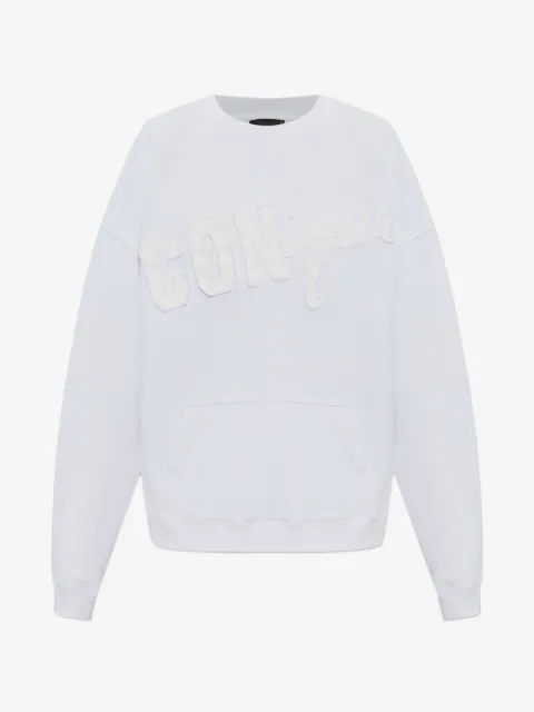DSQUARED2 sudadera holgada con aplique