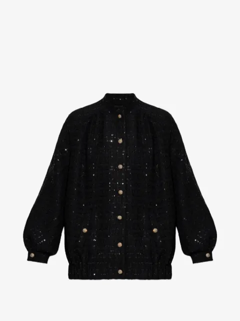 Alessandra Rich sequin button jacket