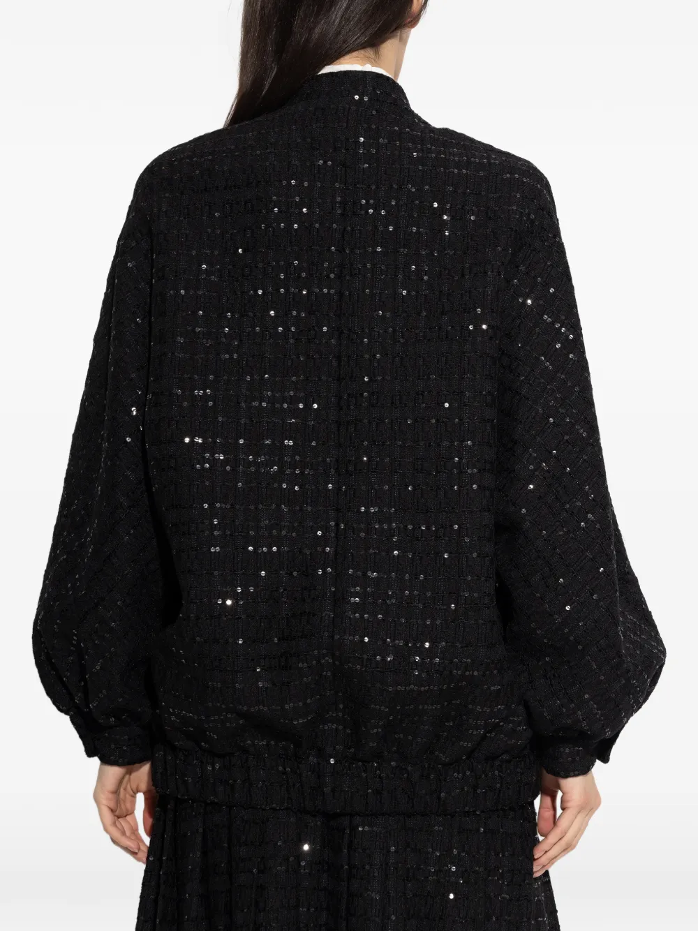 Sequin Button Jacket