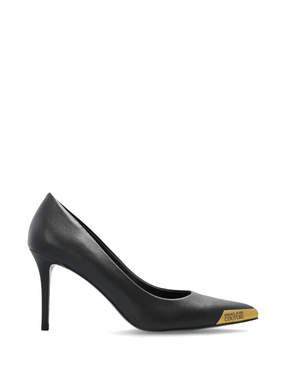 Versace Jeans Couture Scarlett pumps met puntige neus Zwart