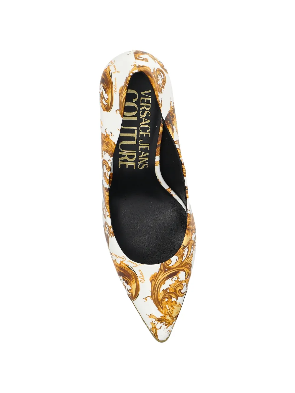 Versace Jeans Couture Pumps met print Wit