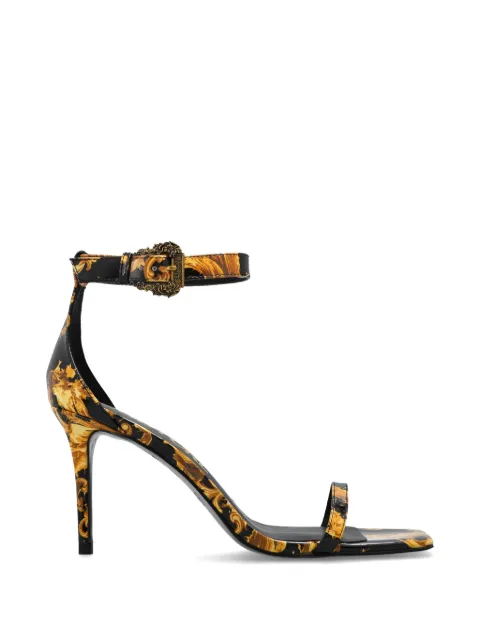Versace Jeans Couture Baroque buckle sandals