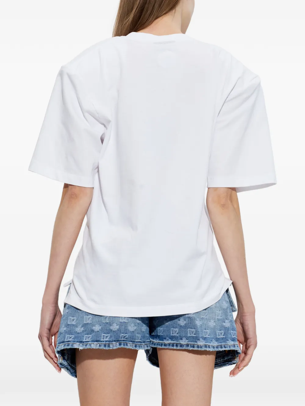 DSQUARED2 T-shirt met print Wit
