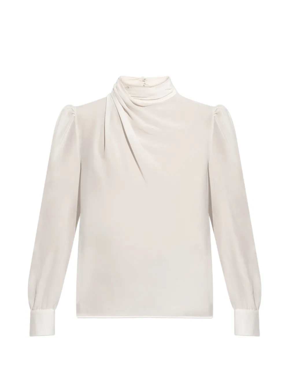 Alessandra Rich puff sleeve blouse - Bianco