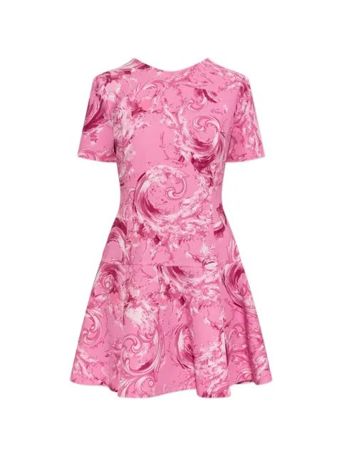 Versace Jeans Couture baroque-print mini dress