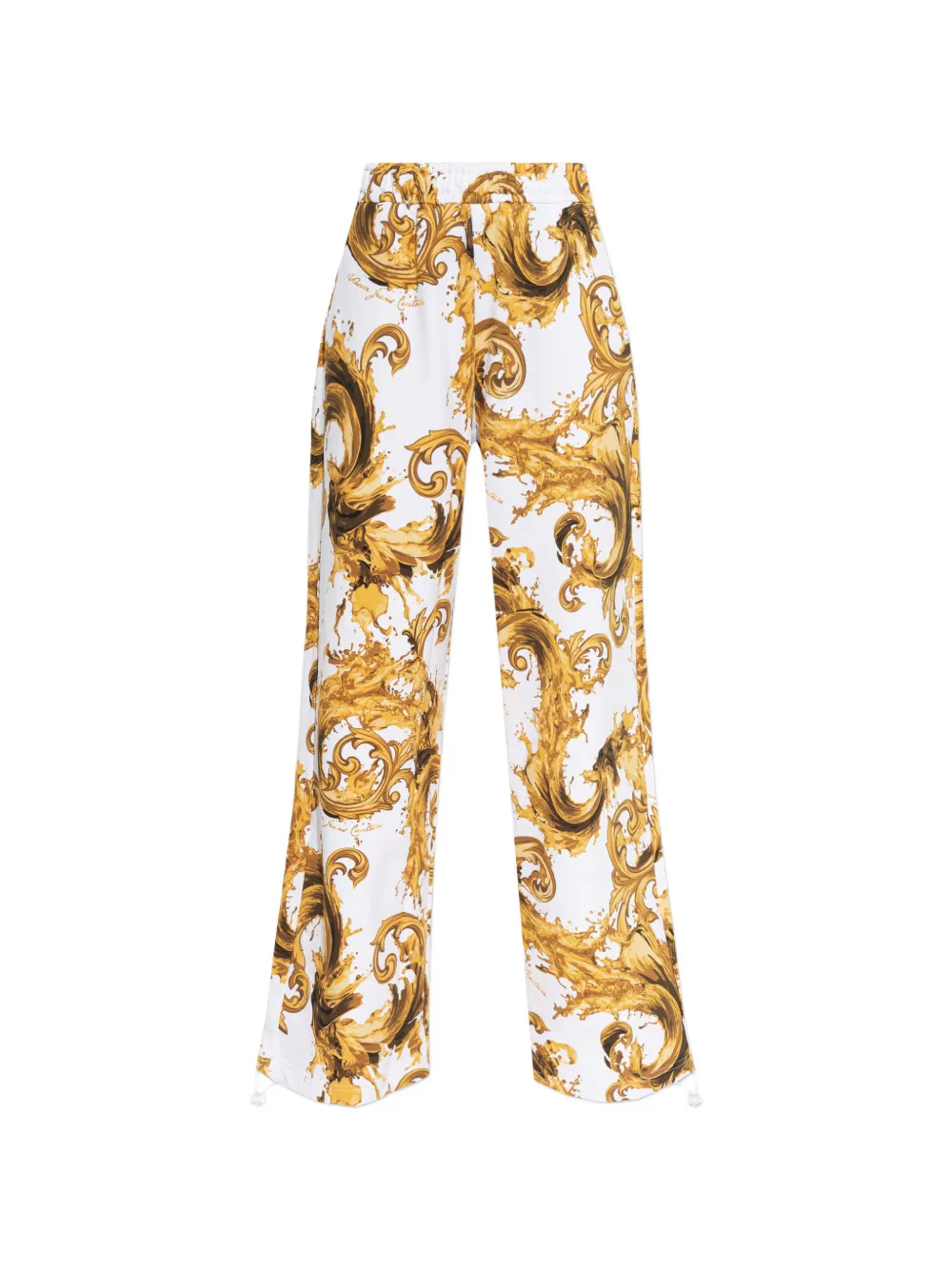 Versace Jeans Couture printed track pants - Bianco