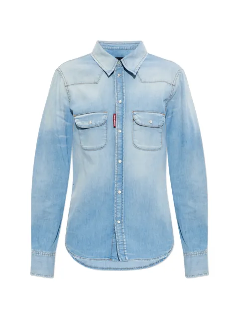 DSQUARED2 western pocket cotton shirt