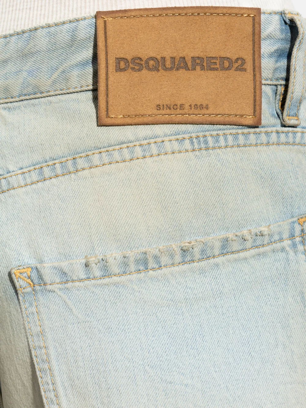 DSQUARED2 Jeans met wijde pijpen Blauw