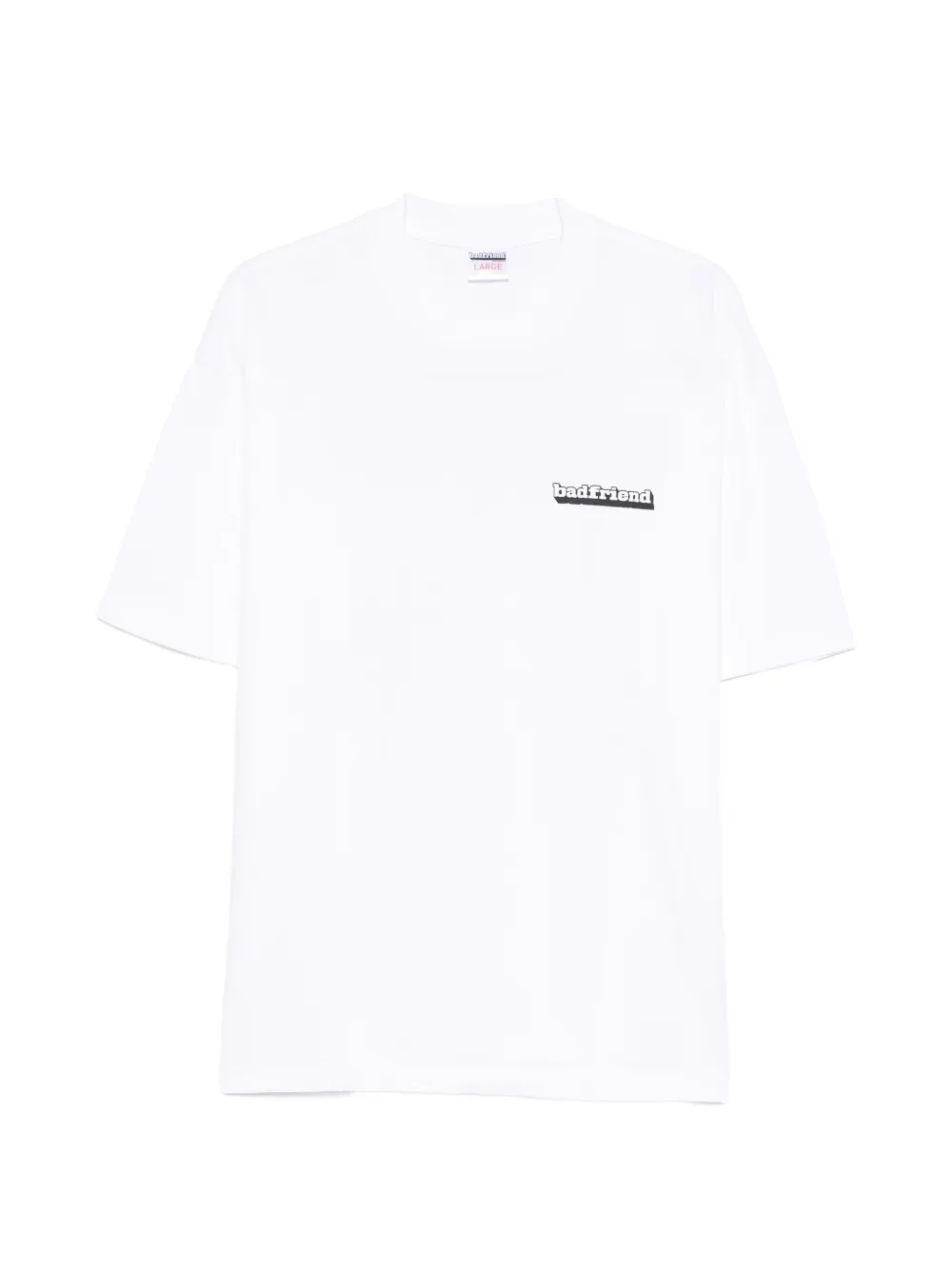 BADFRIEND logo-print T-shirt - Bianco