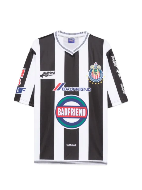 BADFRIEND striped jersey T-shirt