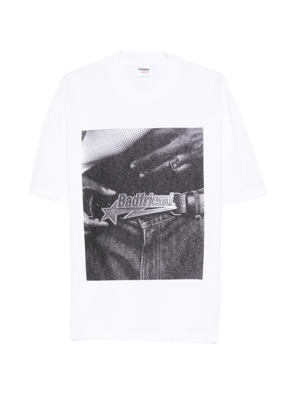 BADFRIEND graphic-print T-shirt - Bianco