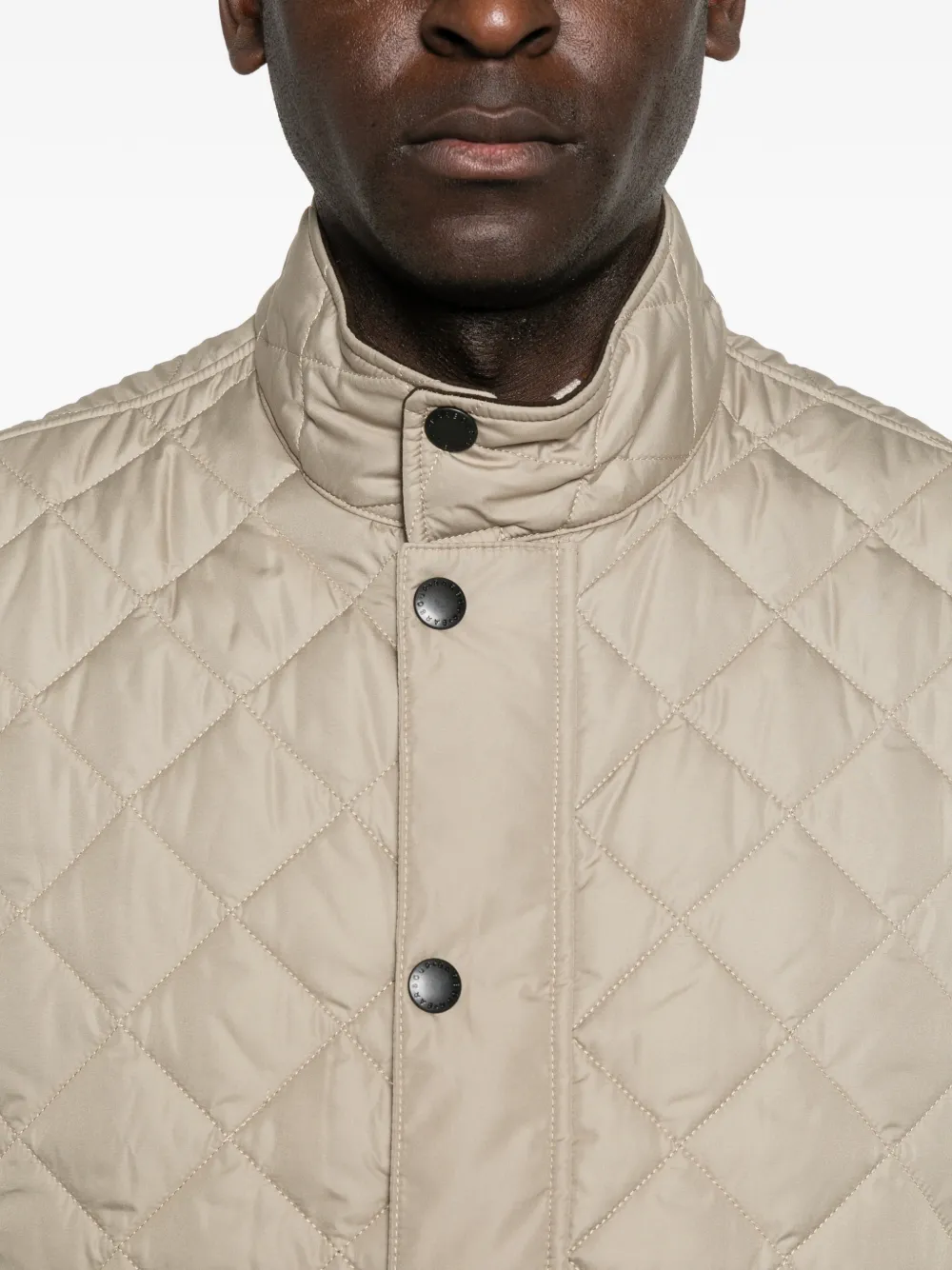 Barbour Lowerdale bodywarmer met gewatteerde zak Beige