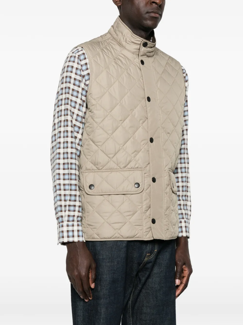  Barbour Lowerdale Quilted Pocket Gilet - Neutrals 